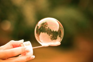 Free- Bubble on the Bubble