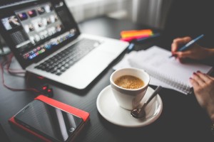 Free- Coffee with Laptop