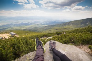 Free- Couple resting on top of Mountain