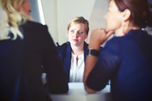 free- women at meeting